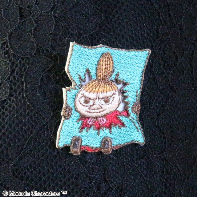 刺繍ブローチ ムーミン リトルミイ いたずらっ子