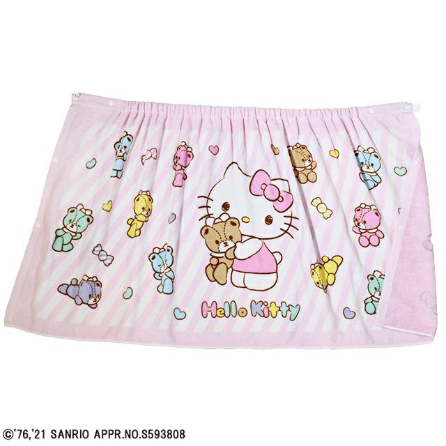 60cm丈ラップタオル ハローキティ タイニーチャムハート – 丸眞業務用 
