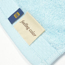 画像をギャラリービューアに読み込む, ミニバスタオル フィーリングカラー ライトブルー