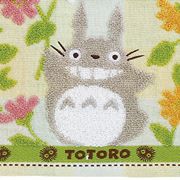画像をギャラリービューアに読み込む, ハンドタオル となりのトトロ 花畑 (今治ネーム付き)