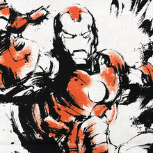 画像をギャラリービューアに読み込む, 手ぬぐい MARVEL 墨絵風 アイアンマン
