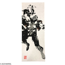 画像をギャラリービューアに読み込む, 手ぬぐい MARVEL 墨絵風 ソー
