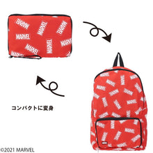 画像をギャラリービューアに読み込む, エコリュック MARVEL マーベルレッド
