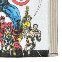 画像をギャラリービューアに読み込む, コミックタオル MARVEL コミックシールド
