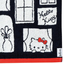 画像をギャラリービューアに読み込む, フェイスタオル サンリオ×プルーン 窓とキティ
