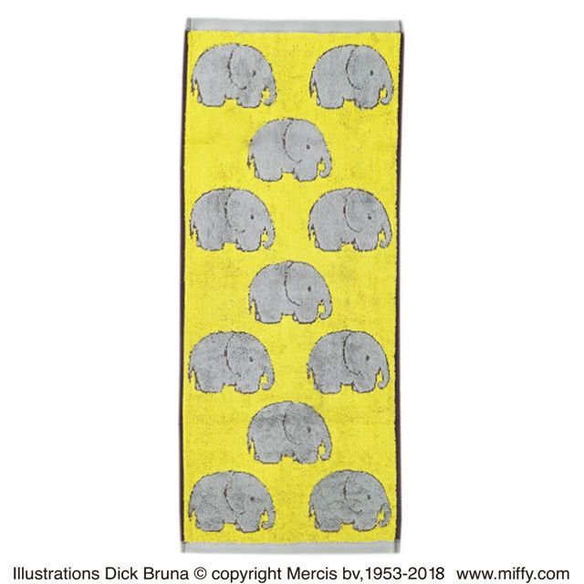 フェイスタオル ミッフィー ブルーナゾウ